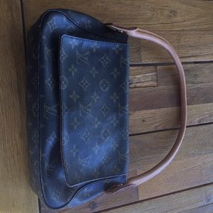 Authentic Louis Vuitton mini looping monogram bag